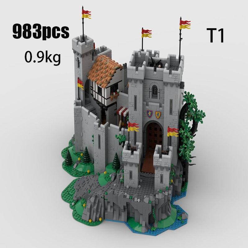 Товар MOC-183513 конструктор из мелких деталей средневековый замок декорация ворота модель здания игрушка