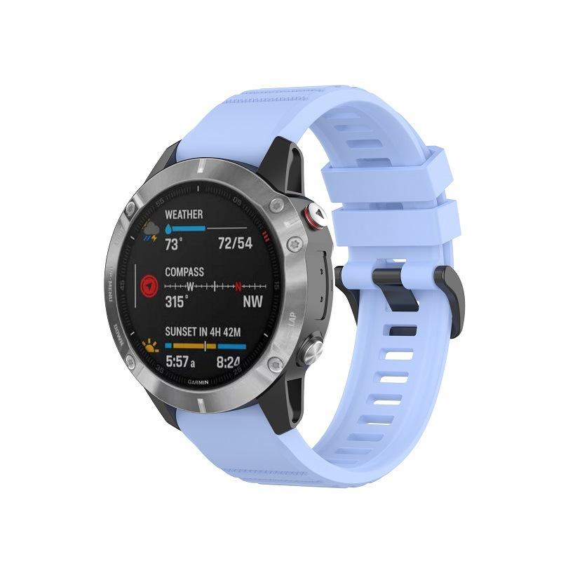 Silicone strap For Garmin Fenix 6 6S 6X 5X 5 5S 3 3HR Forerunner 935 945 Quick Release silicone strap for 26mm 22mm 20mm strap