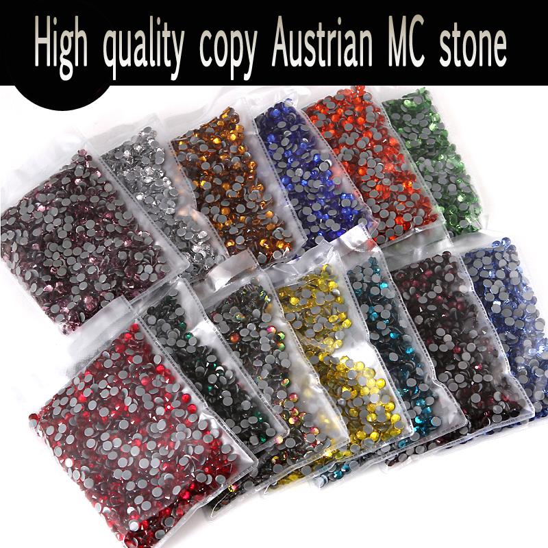 Austrian Flatback Crystal Rhinestones High Quality Hot Fix for Shoes Garment Bags Nail Art Eco-Friendly