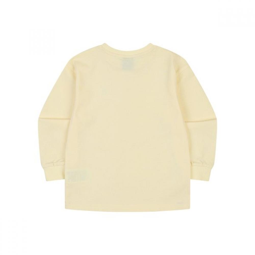 KANGOL KIDS Футболка с длинным рукавом Желтая Sa 0001
