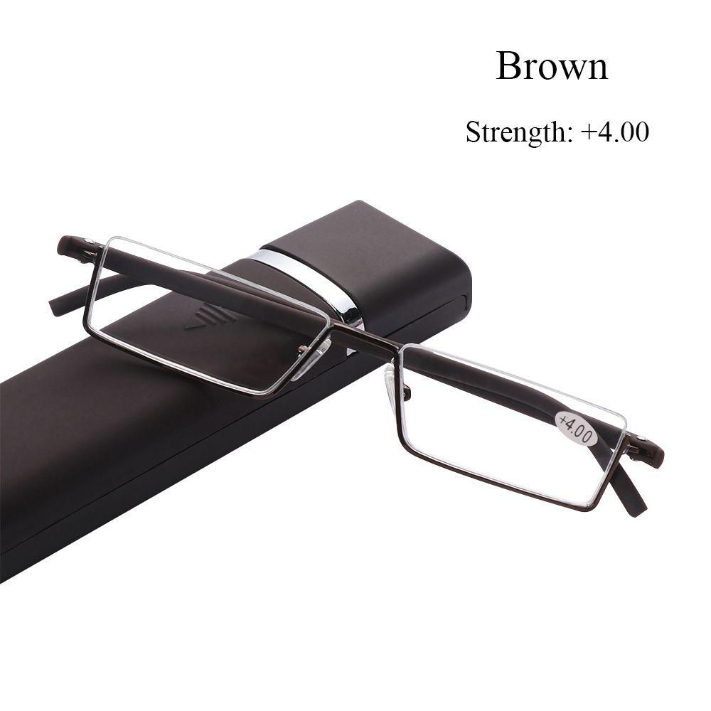 Vision Care TR90 Ultralight Reading Glasses Semi Rimless Reader Eyeglasses Half Frame