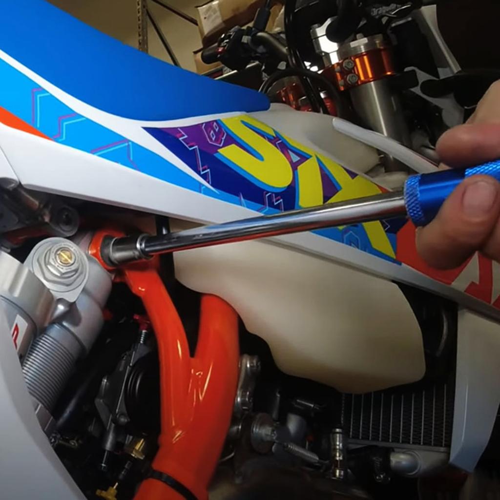 T Handle Quick Change Wrench Set T Bar Socket Wrench Include 1/4 To 3/8Inch Adapter for Motorcycle Tool Accessories