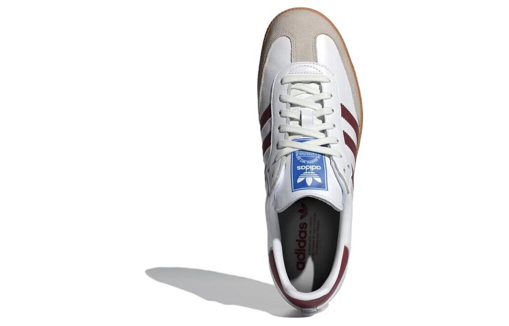 Мужские Adidas Originals Samba Og 'White Burgundy Gum' IF3813