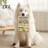 Interactive Crinkle Toys for Indoor Outdoor Play Newspaper Dog Toy, Oxford Fabric Washable Chew Toy with Engaging Sensory Natural Paper, Portable