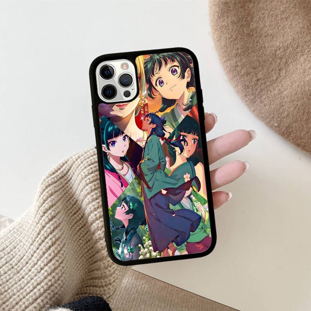 Чехол для телефона с аниме «Дневники аптекаря» для iPhone 11 12 13 14 15 Pro Max 17 16 Plus Жесткая задняя крышка из ПК+ТПУ
