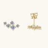 Moissanite Starry S925 Silver Earrings: TikTok-Inspired High-End Niche Design