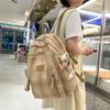 Plaid Schoolbag Student Campus Backpack Women's Travel Backpack
