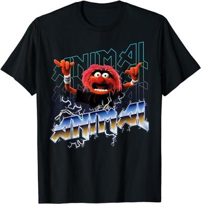 РАСПРОДАЖА The Muppets Animal Рок Металл Постер Унисекс Футболка