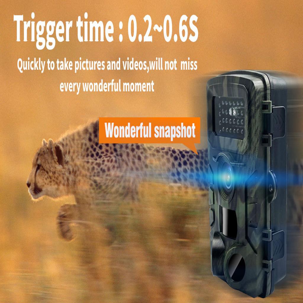Pr700 Охотничья камера Hd 1080p 36MP Камера наблюдения за дикой природой Беговая охотничья ловушка Инфракрасная камера ночного видения