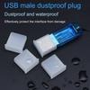 Защитная крышка от пыли для мини-USB-A, защитный чехол из ПЭ для USB-накопителя