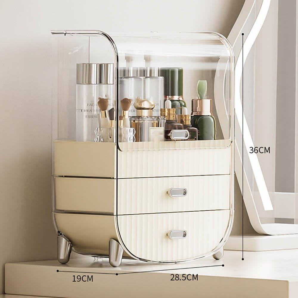 Waterproof Cosmetic Storage Box Transparent Lipstick Storage Rack New Makeup Organizer Bathroom