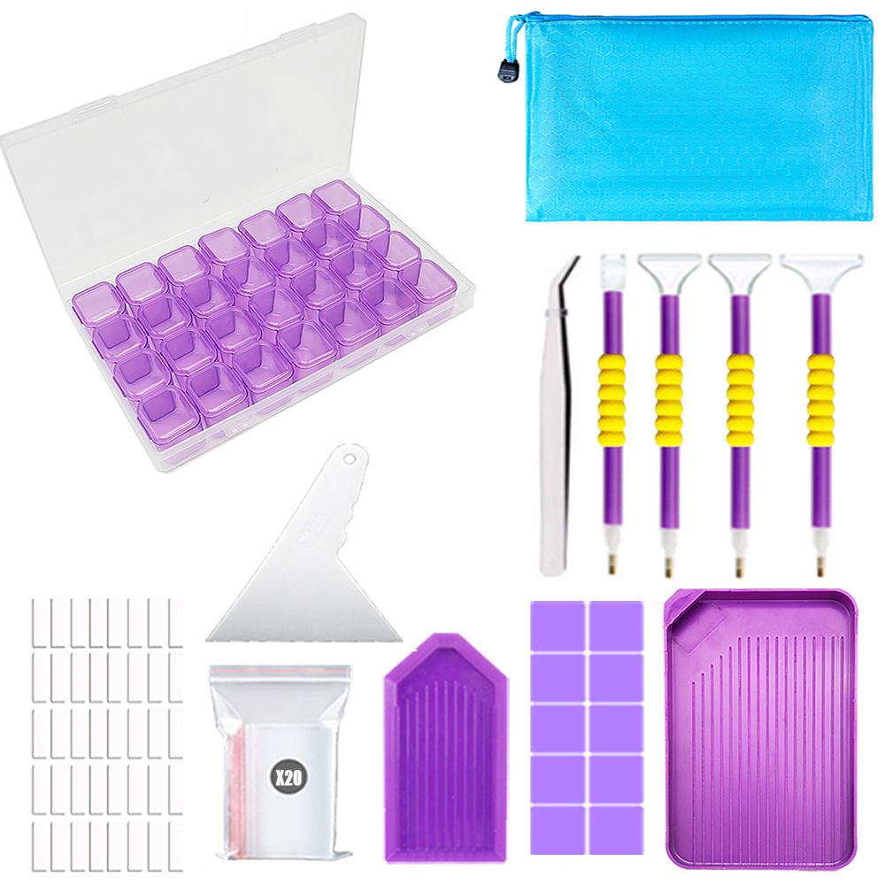 DIY 5D алмазная живопись ящик для хранения инструментов аксессуары для алмазной живописи контейнер сумка комплект