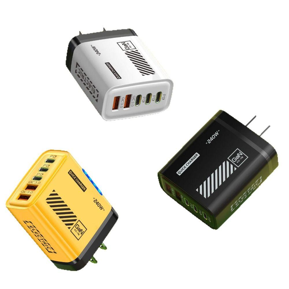 USB A+C Phone Charger Adapter Multi Port USB C Charger for iPhone/Xiaomi/Samsung