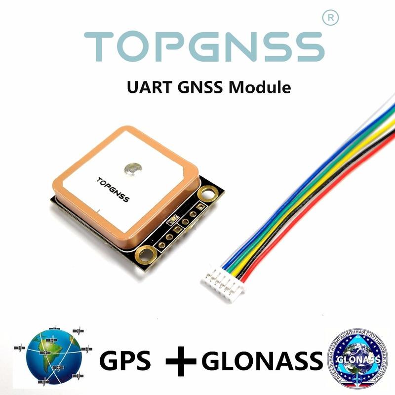 UART 3.3-5V TTL GPS Модуль GPS ГЛОНАСС двухрежимный M8n GNSS GPS Модуль Антенна Приемник, встроенный FLASH, NMEA0183 FW3.01 TOPGNSS