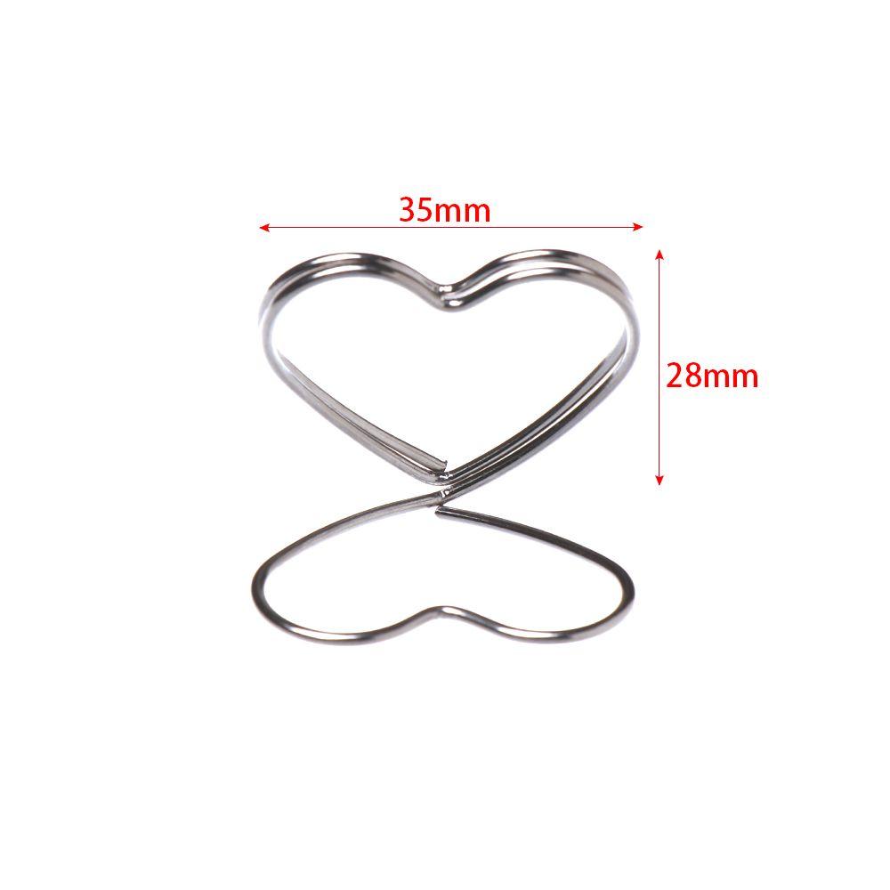 Ring Shape Paper Clamp Wedding Supplies Clamps Stand Table Numbers Holder Photos Clips Place Card