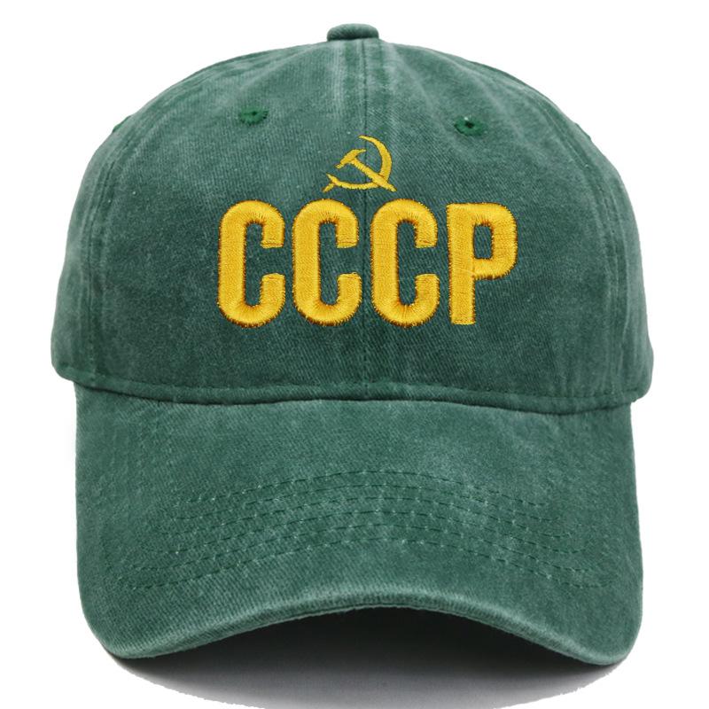 """ CCCP СССР Русский Горячая Распродажа Стиль Бейсболка Унисекс Черный Красный Хлопок Snapback Кепка С Вышивкой Высокое Качество Garros Папина Кепка"""