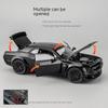 Игрушечная машинка Dodge Challenger Hellcat для 1: Масштаб 32 Литые Металлические Машинки Игрушечные Откатные Модели Машинок Hellcat Со Звуком и Светом Hellc