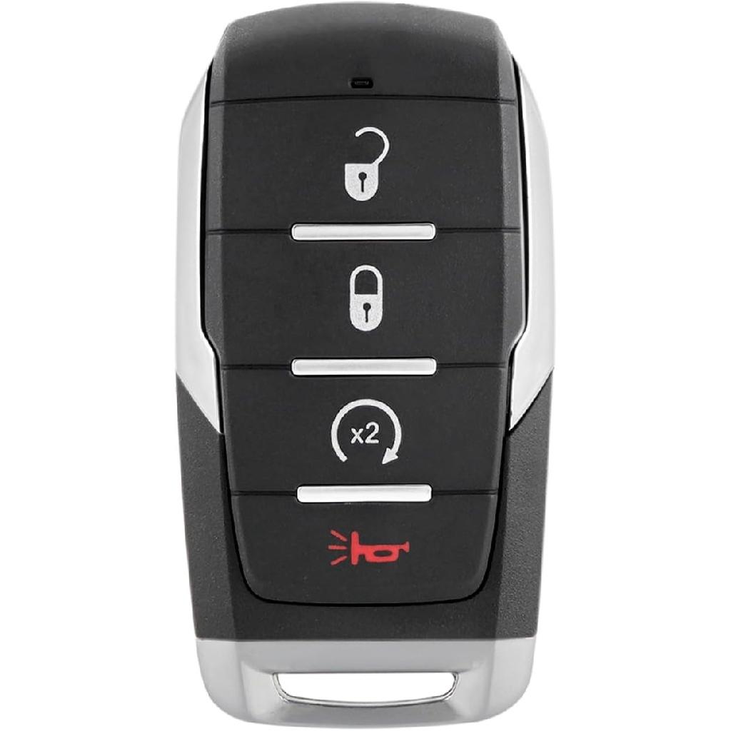 4-Button Smart Key Fob For Dodge Ram 1500 (-2024), 433MHz, FCC ID: OHT-4882056, P/N: 68442907 68291689