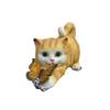 Garden Solar Lights Cute Kittens Decorate Outdoor Resin Crafts Creative Animal Ornaments