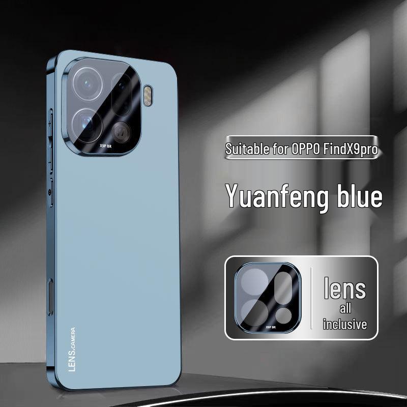 Чехол для телефона OPPO Reno15 FindX9 Гальванизированный Матовый A6Pro Металлическая Линза GT7