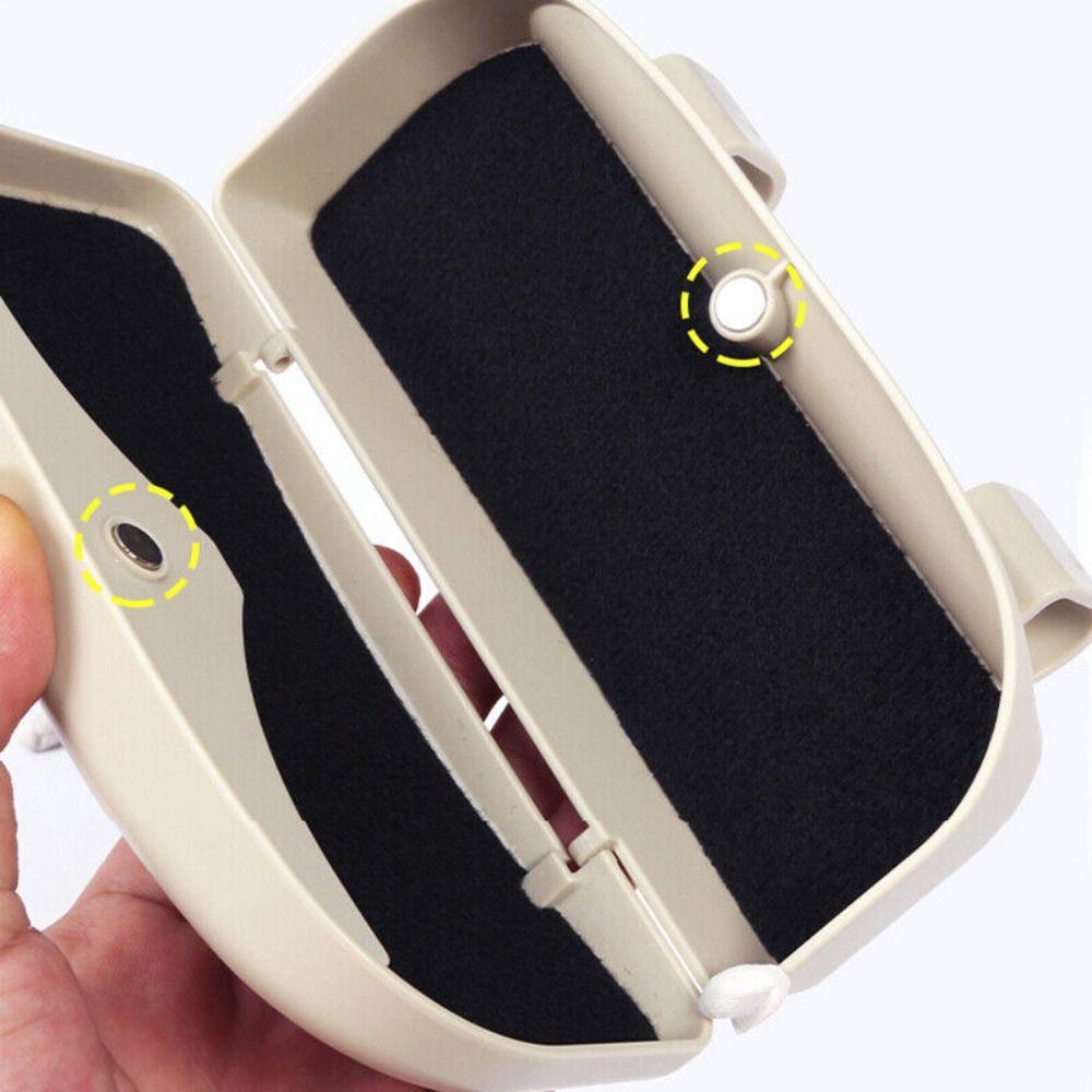 Magnetic Car Sun Visor Glasses Case Reusable Auto Sunglasses Organizer Car Glasses Holder