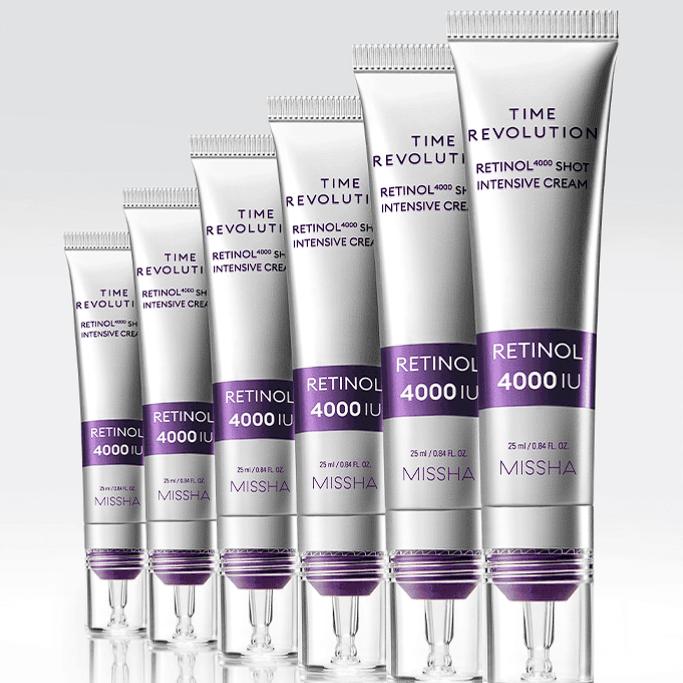 MISSHA Time Revolution Retinol 4000 Shot Intensive Cream 25ml