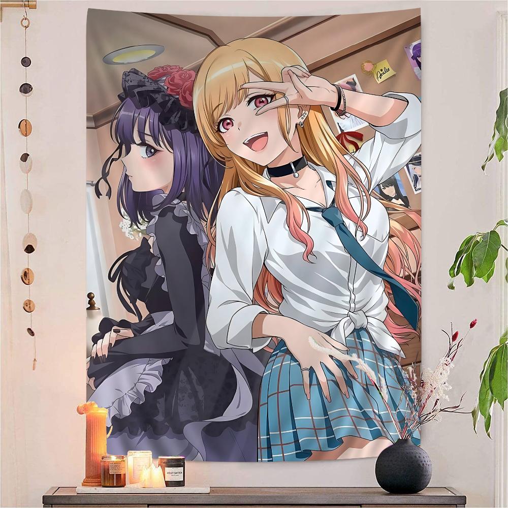 Настенный гобелен Marin Kitagawa из My DressUp Darling, энтузиаст косплея, моэ, уютный декор комнаты для поклонников аниме в жанре романтической комедии