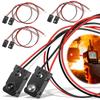 4 пары DC5V Инфракрасный датчик луча Детектор Помехозащищенный Для ИК-датчика прерывания луча Светодиодный модуль подсчета Разделенный датчик расстояния