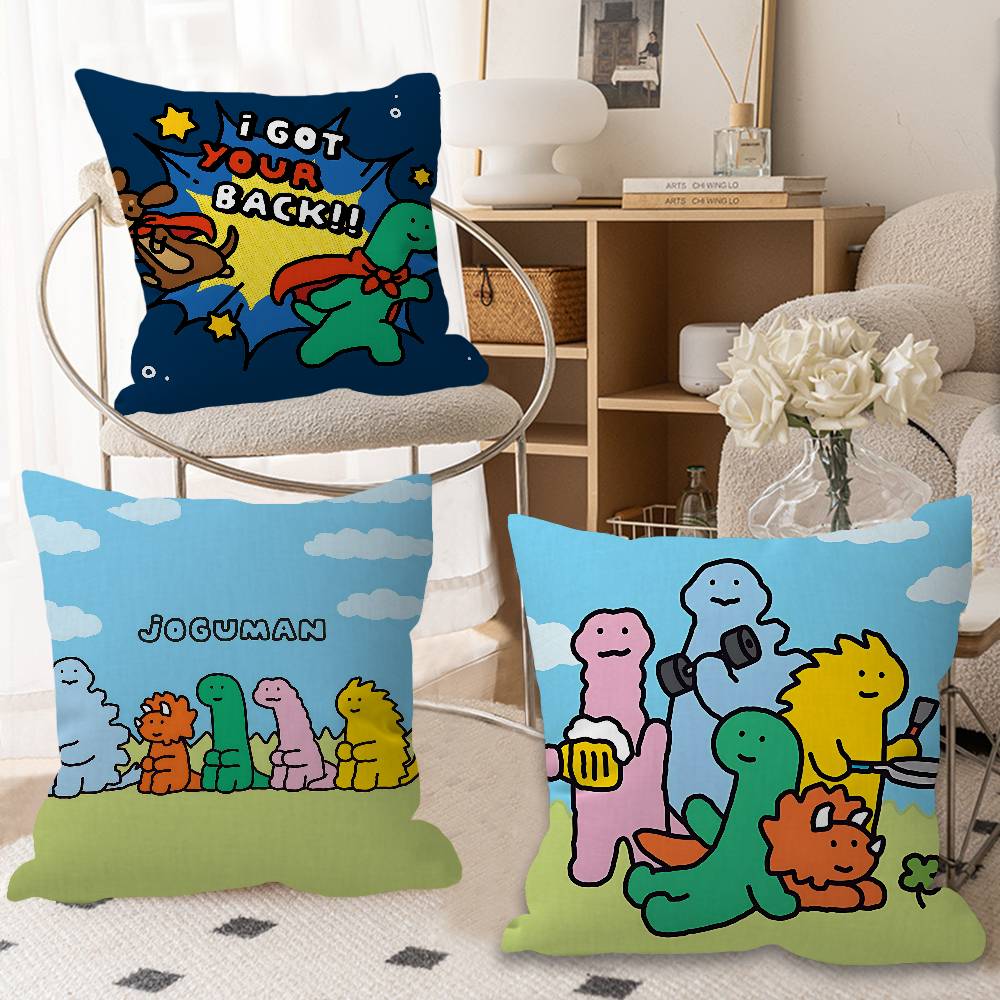 Cartoon J-Joguman Pillow Gift Home Office Decoration Bedroom Sofa Car Cushion Cover Case 45X45