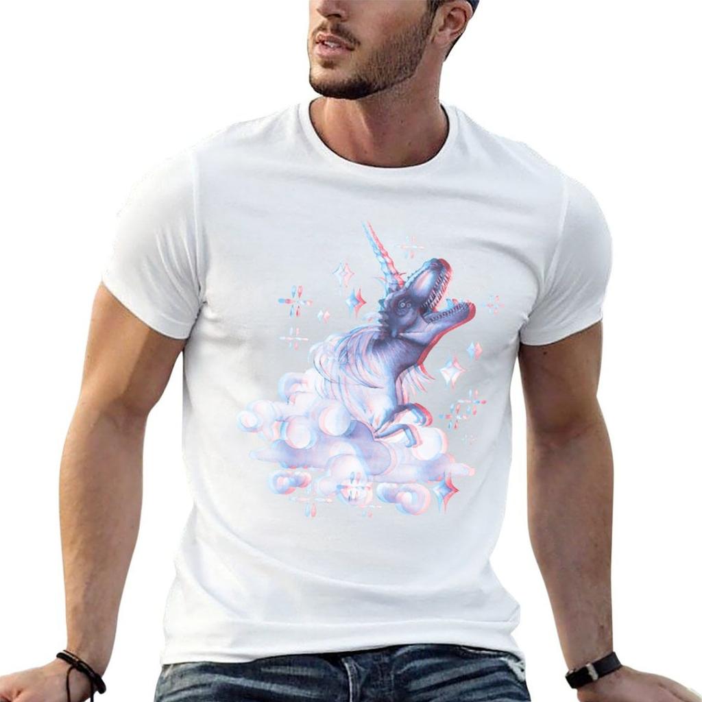 Watercolor Dinocorn 3d Tshirt Cool Feeling Summer Tee Shirt