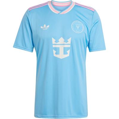adidas Оригинальная футболка SS25 Inter Miami CF Домашняя 25/26 Третья футболка Приталенный крой Круглый вырез Мода Спорт Футболка с коротким рукавом Мужская футболка KA7502