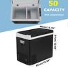 30/40/50L Car Fridge RV Refrigerator Compressor Cooler Freezer Mini Portable Car Refrigerator For Truck Home Travel Camping