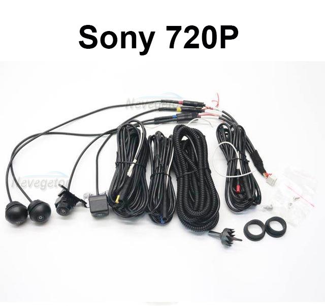 HD 3D 360 камера автомобильная система обзора птиц 720P 1080P SONY 307 задняя/передняя/левая/правая для Android универсальная 7/9/10-дюймовая автомобильная магнитола