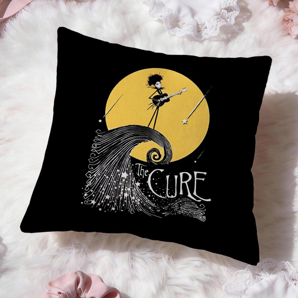 Rock Band The C-Cure Наволочка Премиум Комфорт Двусторонняя Подушка - Дизайн Два в Одном для Любой Комнаты и Салона Автомобиля