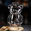Bear Shaped Glass Cup Creative Cocktail Glasses Cups Transparent Juice Cup Personalized Glass Water Cups Bar Party Accessories