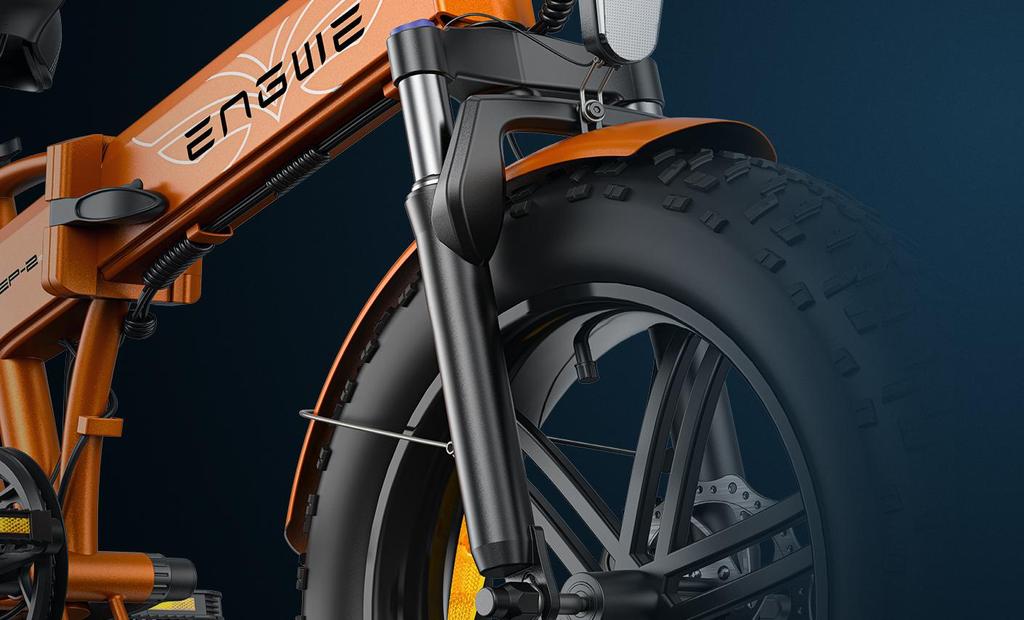 ENGWE EP-2 Boost Folding E-Bike: 120KM Range, 150KG Payload, 20x4.0 Fat Tire, 55Nm Torque & PAS Boost Button