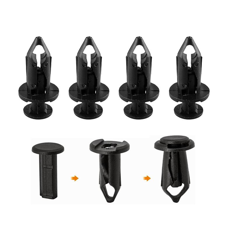 M6 Body Bolt U-Nut Clip Fastener Retainer Kit Fit for Honda Engine Cover Undertray Splash Shield Guard 150171197