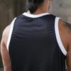 Muscleguys Летние удобные и дышащие топы из полиэстера с широкими плечами и широкими плечами, мужские баскетбольные майки, впитывающие пот