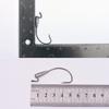 5 шт. Прочная изогнутая крючок-приманка из углеродистой стали, аксессуар для рыболовных снастей(черный)