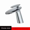 BAKALAWaterfall Wash Basin Brass High And Low Faucet Black Hot And Cold Toilet Wash Basin Bathroom Home