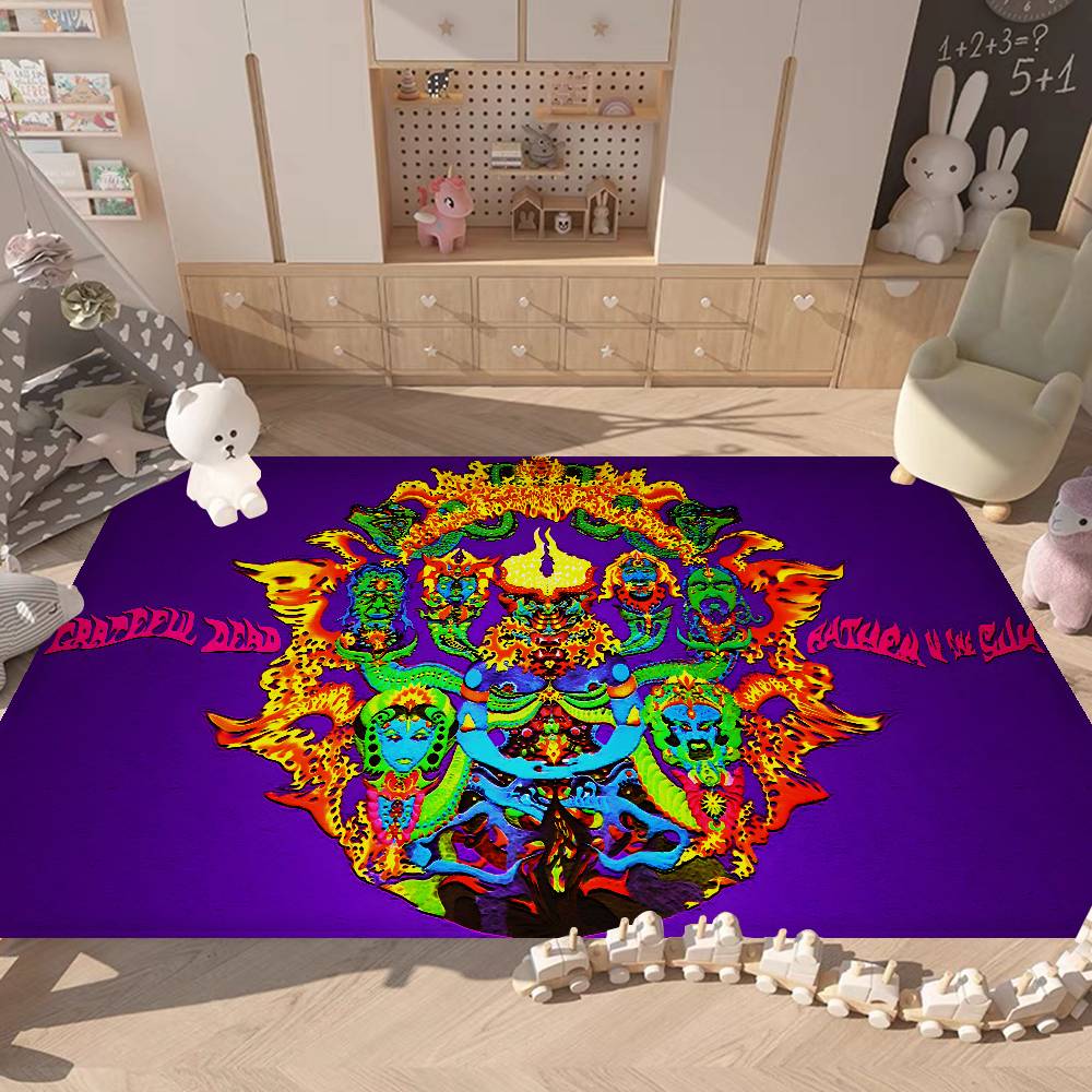 G-Grateful D-Dead Entrance Door Mat Nordic Style Home Doormat Bathroom-Toilet Mats Bedroom Hotel Decor Mat