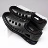 Men's Hollow Out Leather Shoes, Breathable Summer Round Toe Thin Sole Slip-on Lightweight Driving Dress Shoes