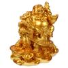 Statue Crafts Decor for Home Retro Resin Desk Buddha Adornment Delicate Table Golden Household Office