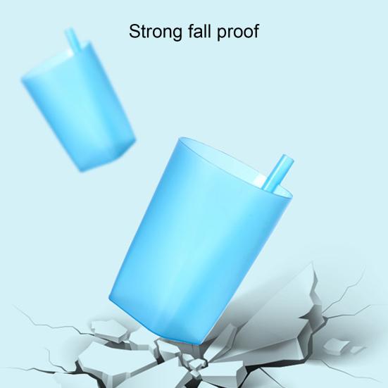 360 мл/380 мл соломенная чашка с гладкими краями, большая емкость, герметичная детская чашка для младенцев, студентов, студентов