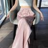 Обновленные китайский стиль китайский стиль складные широкие брюки для женщин на лето тонкие жаккардовые повседневные брюки для женщин для защиты от солнца брюки