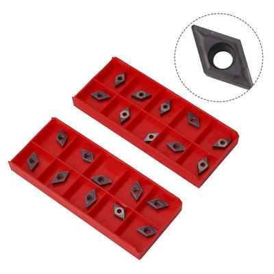 20 шт. DCMT21.51 DCMT070204 VP15TF Твердосплавные пластины для токарного резца