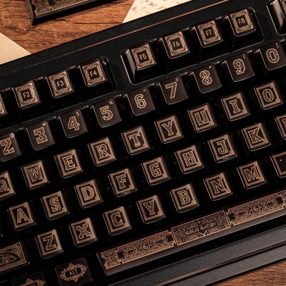 НАБОР КЛАВИШ ГЭТСБИ PBT+PC 140 Клавиш Пользовательский Персонализированный Колпачок Клавиатуры Профиль Cherry Колпачок Клавиши для Аксессуаров Механической Клавиатуры