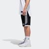 Adidas Sports Side-Stripe Breathable Basketball Shorts Men Bottoms Black BQ9871