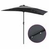 Garden Sun Umbrella Anthracite 294 x 150 x 223 cm