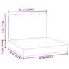 2 Piece Pallet Cushions Gray Oxford Fabric